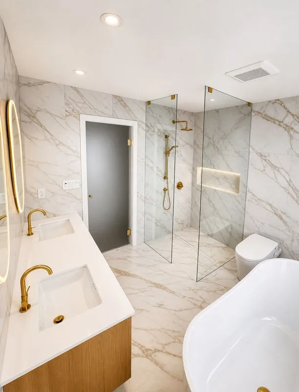 VDR Contracting luxury bathroom renovation